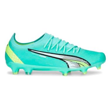 Imagem de Puma Chuteiras femininas Ultra Ultimate Firm GroundAg Chuteiras de Futebol, chão firme, grama - Verde, Verde, 37