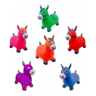 Imagem de Cavalinho Upa Upa Infantil Pula Pula com Som e Luzes Brinquedo de Montar Interativo Educativo Unissex – Diversão Segura para Crianças