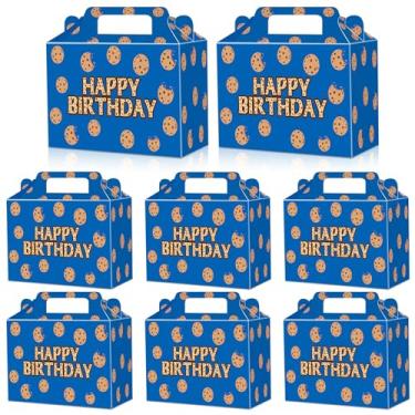 Imagem de Noekanfy 20 peças de caixas de lembrancinhas de festa de aniversário com tema de biscoitos/caixas de doces de desenho animado, lembrancinhas de festa de aniversário para crianças, decorações
