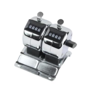 Imagem de Milageto Contador de Mesa, Contagem de 4 Dígitos, Contador de aço Inoxidável com Suporte de Base, 2 Unidades