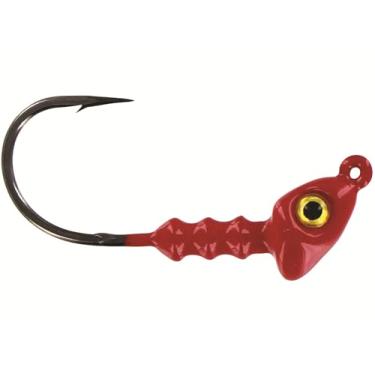 Imagem de Big Bite Baits Gancho GAMA D JIG 1/113.4 g/Vermelho (pacote com 4)