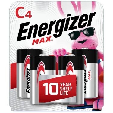 Imagem de Bateria Energizer Max C Premium Alcaline, pacote com 4