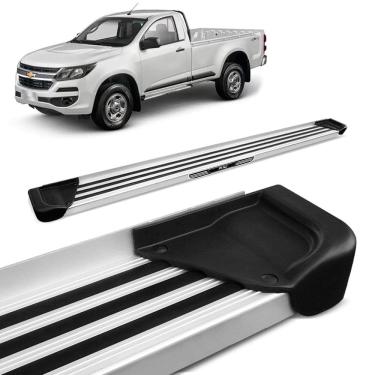 Imagem de Estribo Lateral S10 2012 a 2023 CS Alumínio Natural A1 Com A