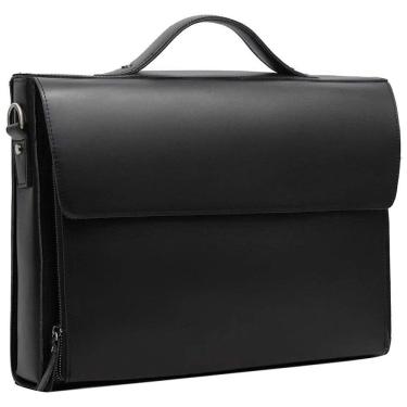 Imagem de Pasta, Bolsa de Couro Masculina para Trabalho, Laptop Empresarial, LEATHARIO 8541572825...