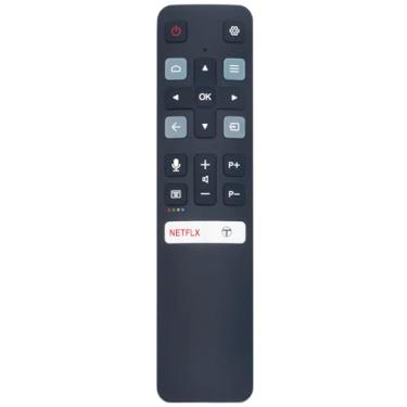 Imagem de Beyution RC802V FUR6 LRC802V 06-BTZNYY-LRC802V Controle remoto de substituição de voz compatível com TCL TV 43S6500 32S6500 40S6500 32F51 55C825 65C825 43S6800FS 43PP715 (V8) 3) 50P715(V83) 55C815(C9)