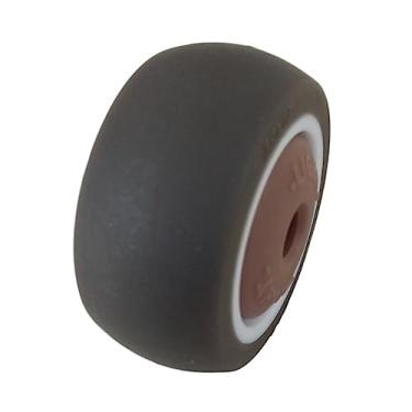 Imagem de Rodízios de 3,8 cm TPE diâmetro de roda única 38x17 borracha macia com rolamento silencioso peça de rodízio doméstico 5 peças