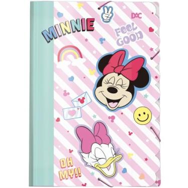Imagem de Kit de Pastas Aba Elásticas, Dac, Plástica, Minnie Kids, Sem Lombo, Pacote com 10