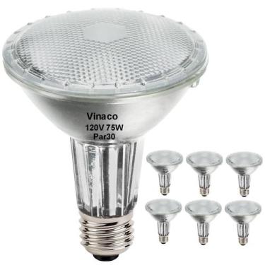 Imagem de Lâmpada de inundação halógena Vinaco PAR30 Long Neck 75W 2800K