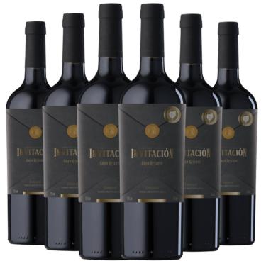 Imagem de Kit 6 Garrafas Invitación Gran Reserva Tannat