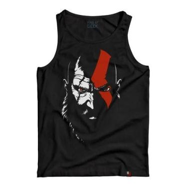 Imagem de Camiseta Regata Kratos God Of War Jogo Camisa Gamer Nerd - King of Gee