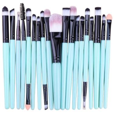 Imagem de Pincéis de maquiagem, 20 peças, cosméticos profissionais, conjunto de pincéis de maquiagem para rosto, corretivo, sombra, sobrancelha, lábios, ferramentas de beleza, pincéis de maquiagem (Lvhei)