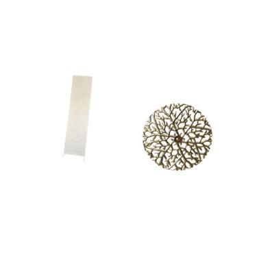 Imagem de Fenteer Abajur de Chão de Metal para Sala de Estar com Escultura de Arte de Parede em Ferro Forjado Rústico, Luminária Pendente 3D, Decoração para Escritório