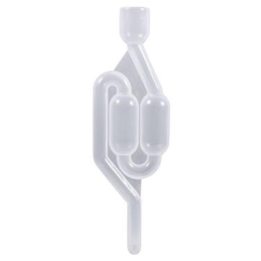 Imagem de Válvula de retenção de escape unidirecional de plástico, emissor de dióxido de carbono para fermentação de vinho de mel, evita oxidação, operação fácil, fermentação de suco puro, cobertura de vinho