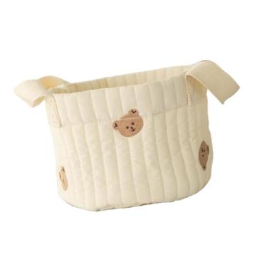 Imagem de Esquirla Organizador de mesa para troca de fraldas de bebê, portátil, bolsa de armazenamento, suporte para brinquedos para churrasco, viagem, carro, Cabeças de Urso Pequenas