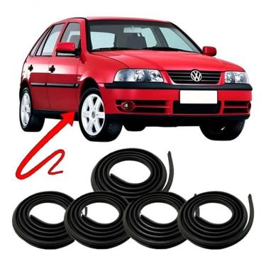 Imagem de Kit Borrachas Vedação 4 Portas E Malas Gol E Parati G2 G3 G4 - Un / 5 [f103]