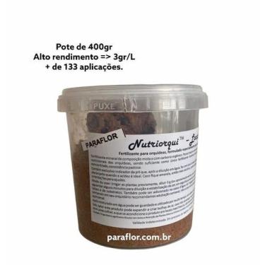 Imagem de Adubo para orquídeas, completo  Nutriorqui  Cattleyas - pote 400G - Pa