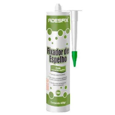 Imagem de Cola Fixador De Espelho Cartucho 420Gr - Adesfix, Branco