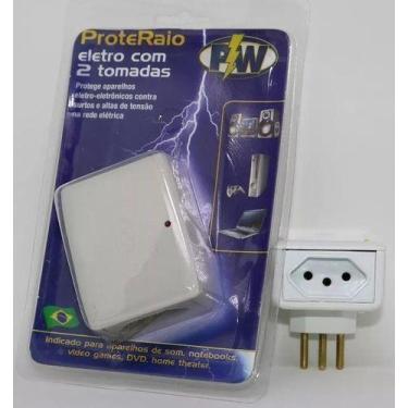 Imagem de Protetor Eletrico 2 Tomadas Raio E Surtos Geral  220v - PW