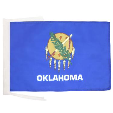 Imagem de AZ FLAG Cordas de bandeira de Oklahoma 45.7 cm x 12'' - Bandeira do estado americano de Oklahoma PEQUENAS 30 x 45 cm - Banner 45.7x30.5 cm