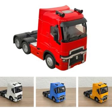 Imagem de Miniatura Caminhão Ferro RenaultT T Trucado Luz E Som (VERMELHO)