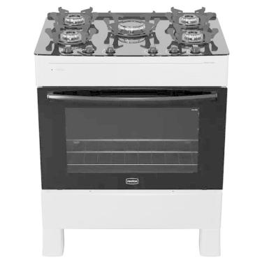 Imagem de Fogao Realce Smart Glass 5 Bocas Automatico Mesa de Vidro