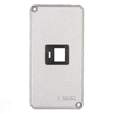 Imagem de Tampa Para Condulete 1" Com 1 Posto Com Suporte Para Rj Tramontina