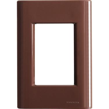 Imagem de Placa 3 Postos 4x2 Tramontina Giz Madeira Sem Suporte Tramontina