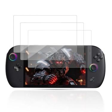 Imagem de YAJOJO Pacote com 3 protetores de tela para console de jogos OneXPlayer OneXfly Apex transparente, película flexível, compatível com capas, para OneXPlayer OneXfly Apex, clareza HD
