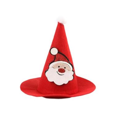 Imagem de Bothyi Chapéu de Natal para Pets, Chapéu de Papai Noel para Cães, Roupa Leve e Decorativa para Animais de Estimação, Acessório de Cabeça para Gatos para, Style B
