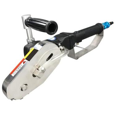 Imagem de HYUIO Descascador de resíduos de caixa de papelão, descascador pneumático de papelão, caixa de papelão, ferramenta de corte de borda de papel, máquina de decapagem de papel com corrente de liga de aço