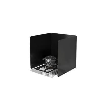 Imagem de Protetor contra respingos de gordura, protetor contra respingos de óleo de cozinha, placa de respingo de óleo de aço inoxidável dobrável, múltiplo, para placa de isolamento térmico de fogão de fritura