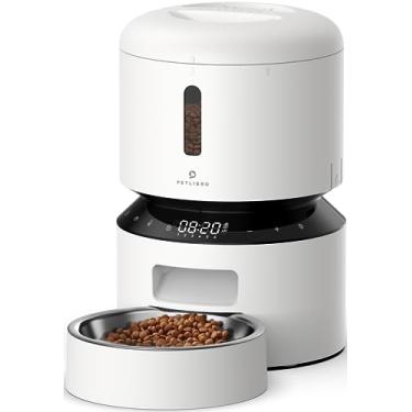 Imagem de PETLIBRO Alimentador automático para gatos, dispensador automático de comida para gatos com preservação do frescor, alimentadores de gatos cronometrados 3L para alimentos secos, até 50 porções, 6