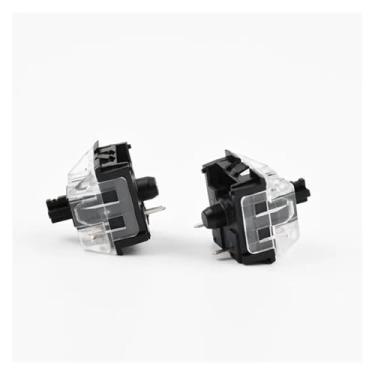 Imagem de Interruptor de teclado mecânico SMD de 10 peças com teclado marrom/vermelho/azul/preto, com pinos (tecla preta)