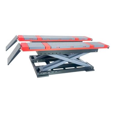 Imagem de oshhni Suporte para carro RC, plataforma elevatória em miniatura para crawlers em escala 1/18, acessórios realistas, leves e ajustáveis.