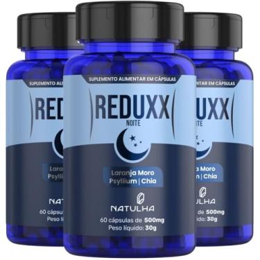 Imagem de KIT 3X Reduxx NOITE (Laranja Moro, Psyllium, Chia) 60 cápsulas - Natulha