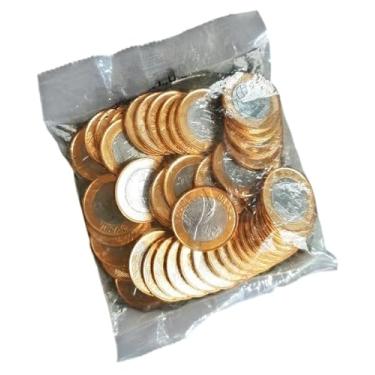 Imagem de Sachê Lacrado De Moedas Comemorativas Olimpiadas BASQUETE (50 Moedas) FC