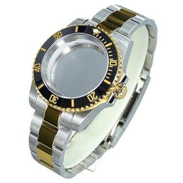 Imagem de FEIYASHI Relógio masculino Pro Sports Mergulho com caixa de 40 mm para NH35/34/36 Miyota8215 ETA2824 Movimento, Tampa inferior de vidro 2, For NH35/36/34/38 4R36 Movement, Caixa de relógio de luxo