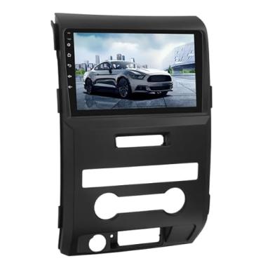 Imagem de Estéreo automotivo 4G + 64G para Ford F150 2009 2010 2011 2012 com CarPlay sem fio e Android Auto, tela sensível ao toque de 9 polegadas 1280 * 720 Android rádio automotivo Bluetooth 5.0 WiFi GPS FM