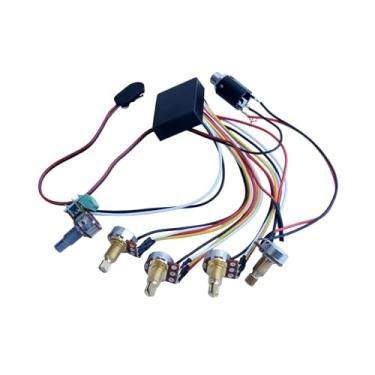 Imagem de Dynwave Circuito de pré-amplificador de equalização, equalizador ativo e passivo pré-cabeado, 2 Bandas