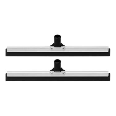 Imagem de Kit 2 Rodo Duplo de Alumínio Grande 60cm Reforçado com EVA Macio Sem Cabo para Limpeza Rápida de Piso, Vidro e Casa – Rodo de Limpeza Doméstica Multiuso, Resistente, Leve e Eficiente