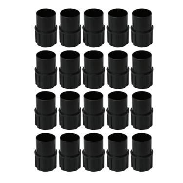 Imagem de Bstinay 20 plugues de extremidade de sax alto para saxofone alto para saxofone alto plugues pretos de pescoço preto