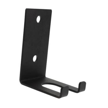 Imagem de menolana Suporte vertical para barra de musculação de 1 polegada para academia doméstica ou garagem, em metal, para exercícios retos e rosca direta, com furos, Barra única