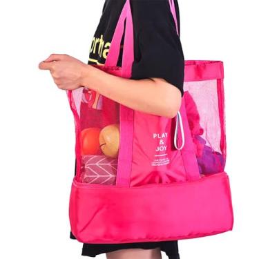 Imagem de Bolsa de Praia e Passeio Telada com Cooler Embutido Play & Joy: Térmic