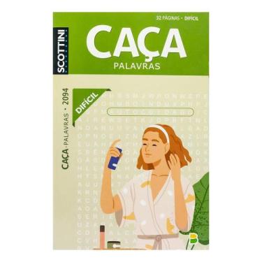 Imagem de Livro - Scottini Caça-Palavras (32p) N.2094 (Difícil)