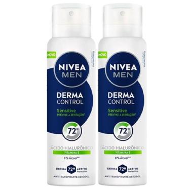 Imagem de Kit Desodorante Aerosol Nivea Sensitive Protect For Men 150ml - 2 unid