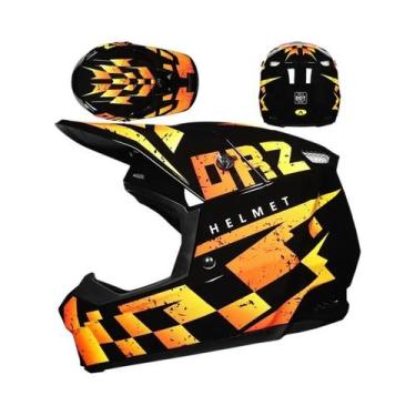 Imagem de Capacete Profissional Para Motocicleta Off-Road Para Mountain Bike DH 