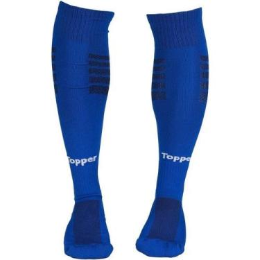 Imagem de Meião Topper Cup Futebol Adulto Masculino, U, Azul