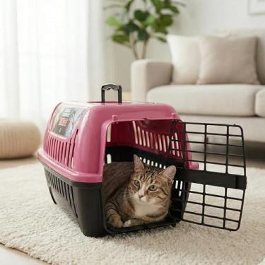 Imagem de Caixa Transporte Coelho Gato Cachorro Viagem Segura N1