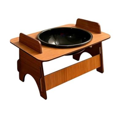 Imagem de Potes E Tigelas Simples Comedouro Pet Elevado Com Tigela Para Gato Ou Cachorro Pintado Tendência Exquisitamente Trabalhado e Esteticamente Agradável Leve (1 TIGELA)