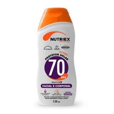 Imagem de Protetor Solar Fps 70 Facial E Corporal 120Ml Nutriex